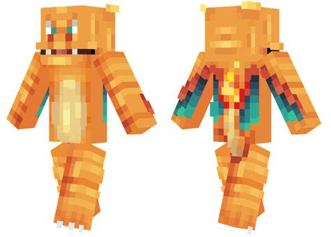 charizard minecraft skin|shiny charizard minecraft skin.